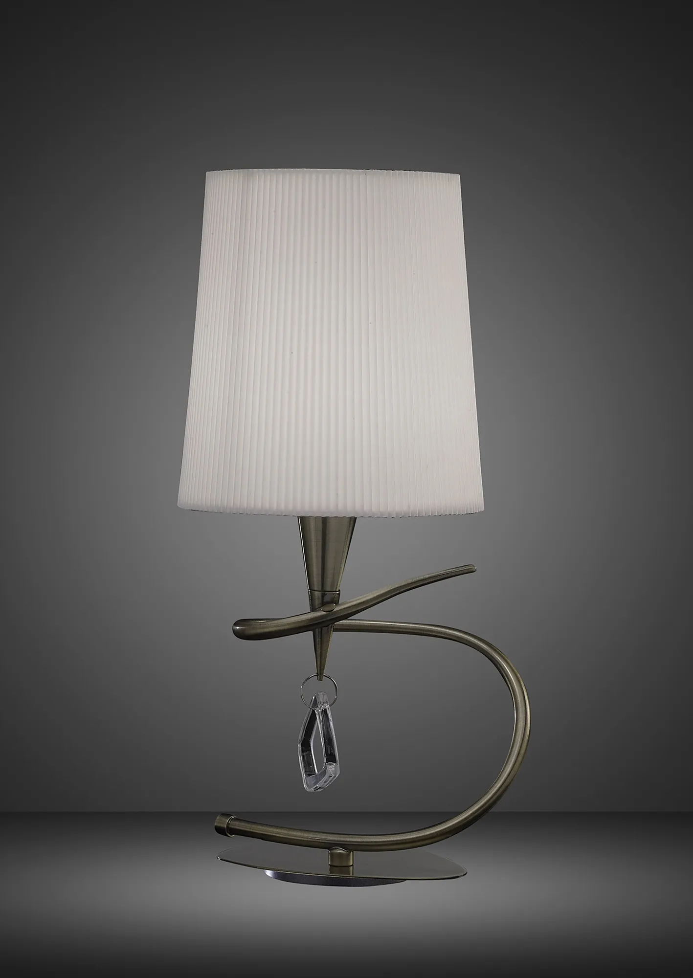 Mara Antique Brass-Ivory White Table Lamps Mantra Shaded Table Lamps Mara Antique Brass-Ivory White Table Lamps Mantra Shaded Table Lamps